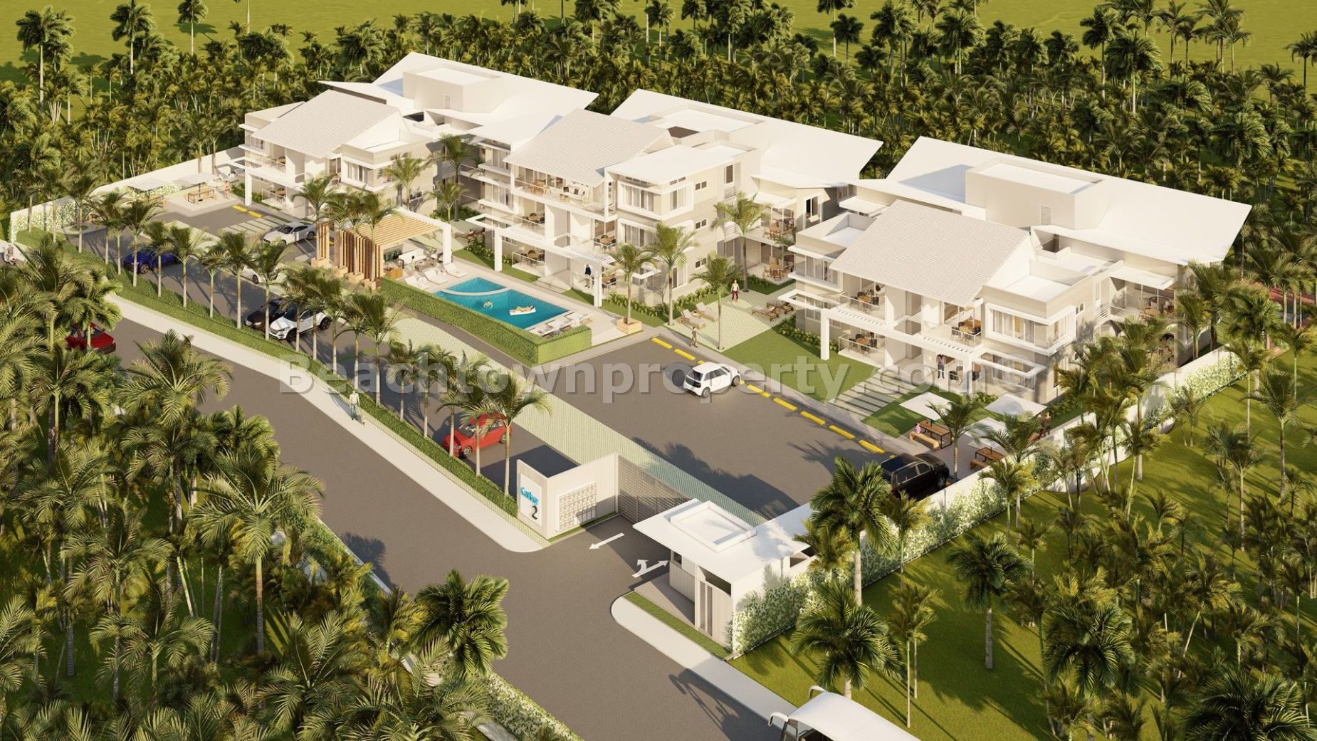 New Construction Las Terrenas Apartments For Sale close to the Beach